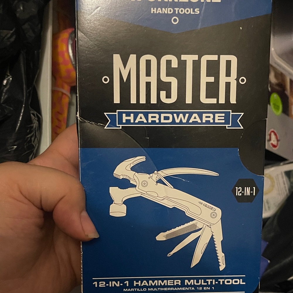 Masters Blue and White Hammer Multi-Tool